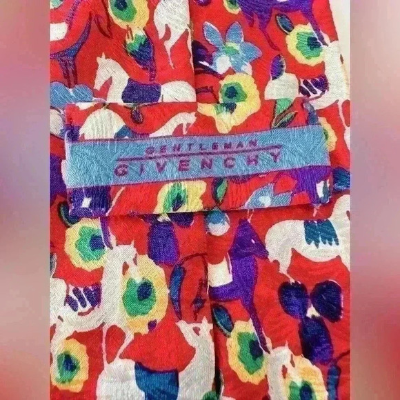 Givenchy Men’s Tie 100% Silk Made in Italy - Picture 4 of 8